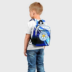 Детский рюкзак Лестер сити броня соты, цвет: 3D-принт — фото 2