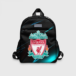 Детский рюкзак Liverpool neon stripes, цвет: 3D-принт