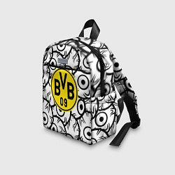 Детский рюкзак Borussia глаза текстура, цвет: 3D-принт — фото 2