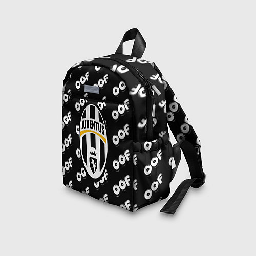 Детский рюкзак Juventus off pattern / 3D-принт – фото 3