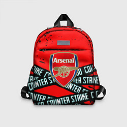 Детский рюкзак Arsenal x counter strike game, цвет: 3D-принт