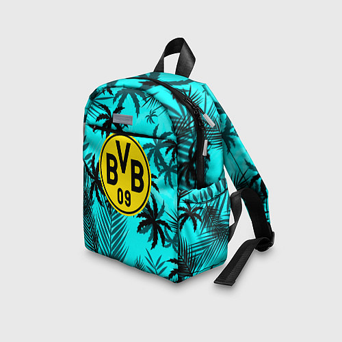 Детский рюкзак Borussia неоновые тропики гта / 3D-принт – фото 3