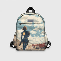 Детский рюкзак Fallout девушка в пустоши