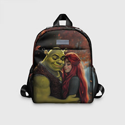 Детский рюкзак Шрек и принцесса Фиона, цвет: 3D-принт