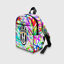 Детский рюкзак Ювентус жидкие краски текстура, цвет: 3D-принт — фото 2