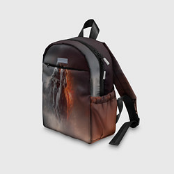 Детский рюкзак Всадник на лошади из тумана, цвет: 3D-принт — фото 2