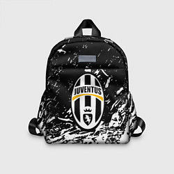 Детский рюкзак Ювентус краски всплеск штрихи, цвет: 3D-принт