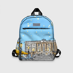Детский рюкзак Новогодний день в Москве, цвет: 3D-принт