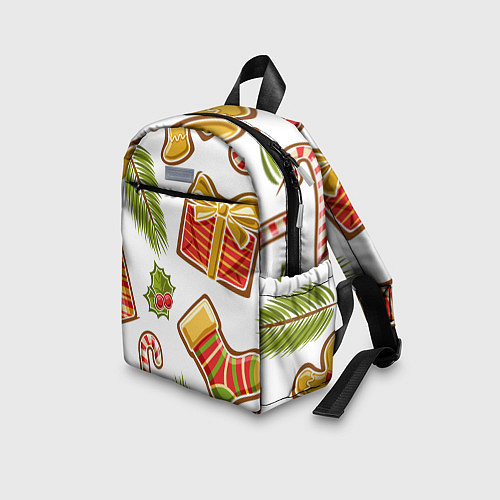 Детский рюкзак Рождественский вайб / 3D-принт – фото 3