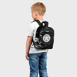 Детский рюкзак Лестер сити краски белые, цвет: 3D-принт — фото 2