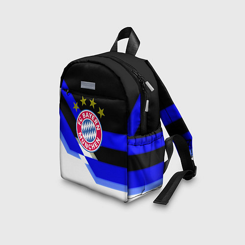Детский рюкзак Бавария Мюнхен полосы спорт / 3D-принт – фото 3