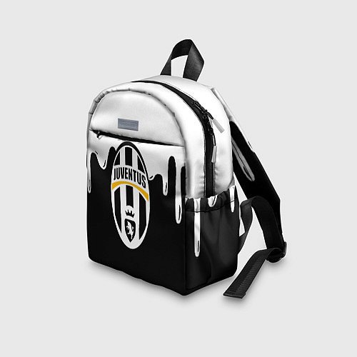 Детский рюкзак Juventus капли красок / 3D-принт – фото 3