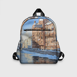 Детский рюкзак Зимний Санкт-Петербург, цвет: 3D-принт