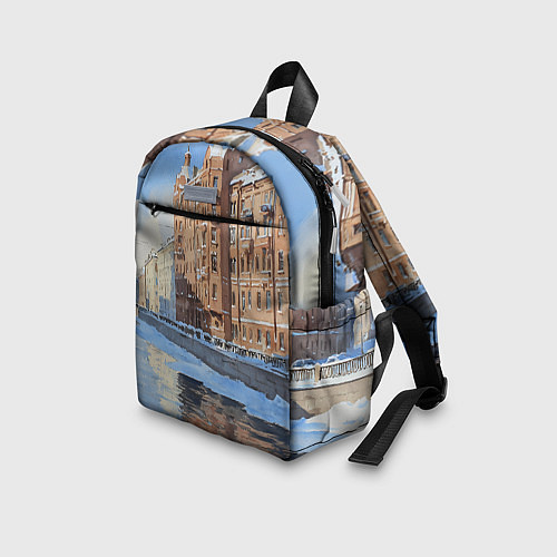 Детский рюкзак Зимний Санкт-Петербург / 3D-принт – фото 3