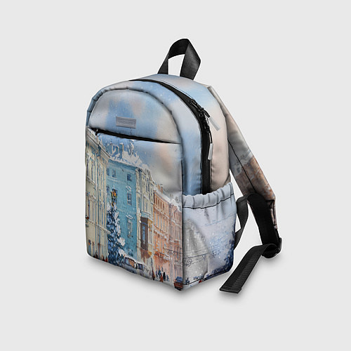 Детский рюкзак Зимний Питер / 3D-принт – фото 3