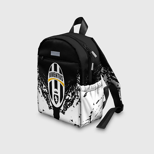 Детский рюкзак Ювентус краски всплеск текстура / 3D-принт – фото 3
