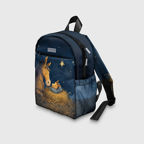 Детский рюкзак Лошадка спит с жеребенком / 3D-принт – фото 3