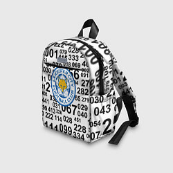 Детский рюкзак Лестер сити цифры символы, цвет: 3D-принт — фото 2