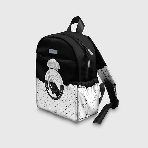 Детский рюкзак Реал Мадрид лого ночь текстура / 3D-принт – фото 3