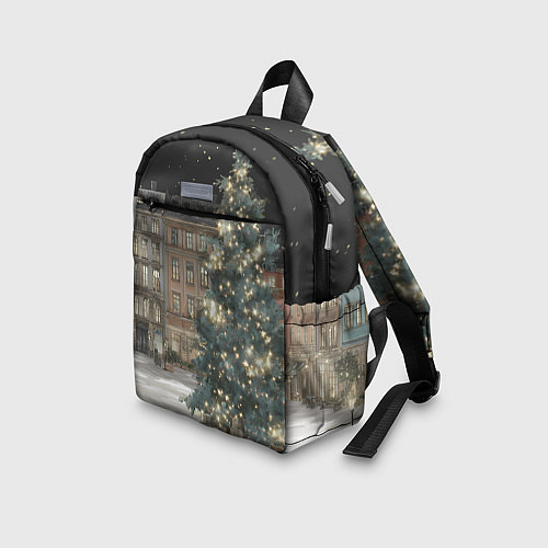 Детский рюкзак Елка во дворе / 3D-принт – фото 3