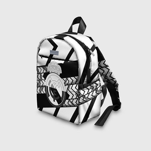 Детский рюкзак Реал Мадрид краски полосы / 3D-принт – фото 3