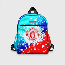 Детский рюкзак Манчестер Юнайтед неон, цвет: 3D-принт