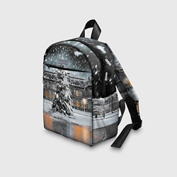 Детский рюкзак Новогодний снегопад, цвет: 3D-принт — фото 2
