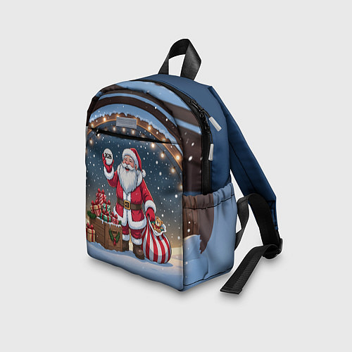 Детский рюкзак Санта с мешком подарков / 3D-принт – фото 3