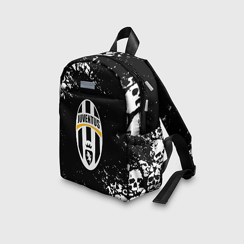 Детский рюкзак Ювентус черепа краски / 3D-принт – фото 3