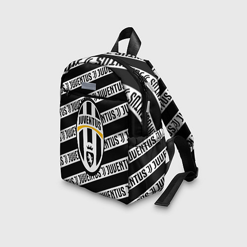 Детский рюкзак Ювентус полосы линии спорт / 3D-принт – фото 3