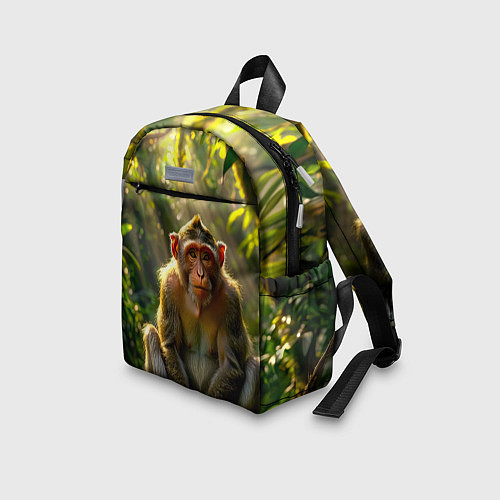 Детский рюкзак Лесная обезьянка / 3D-принт – фото 3