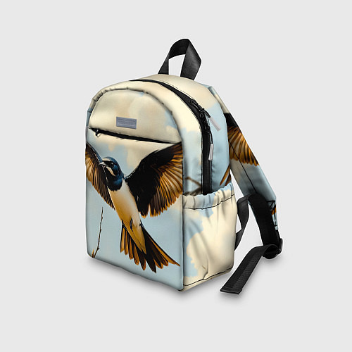 Детский рюкзак Полёт ласточки / 3D-принт – фото 3