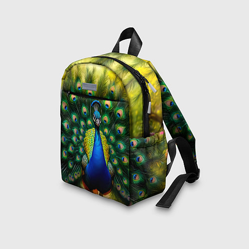 Детский рюкзак Царственный павлин / 3D-принт – фото 3
