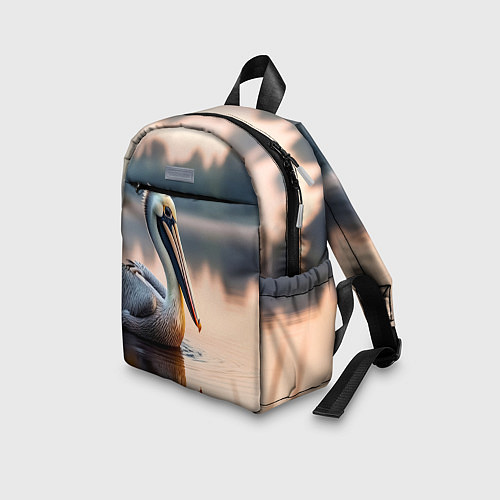 Детский рюкзак Пеликан на рассвете / 3D-принт – фото 3