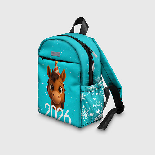 Детский рюкзак Голова лошадки / 3D-принт – фото 3