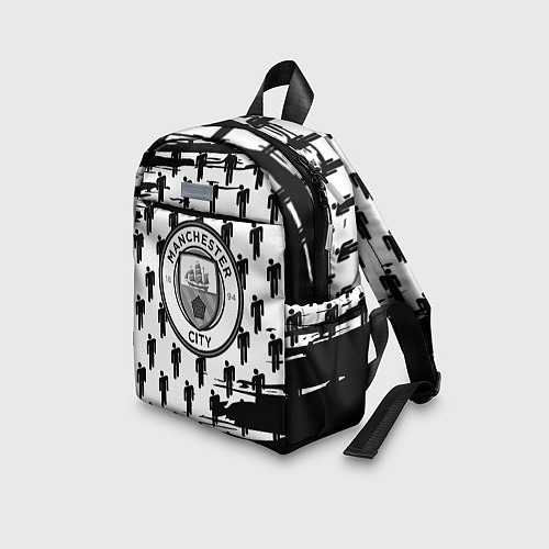 Детский рюкзак Манчестер сити краски люди / 3D-принт – фото 3