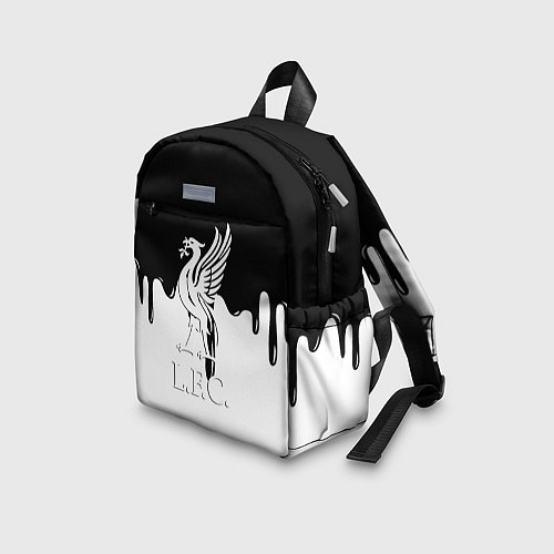 Детский рюкзак Ливерпуль разводы красок / 3D-принт – фото 3