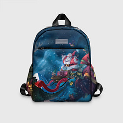 Детский рюкзак Санта с динозавром