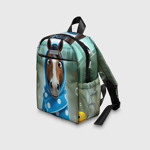 Детский рюкзак Конь в полотенце / 3D-принт – фото 3