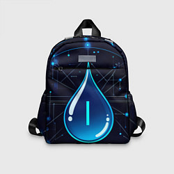 Детский рюкзак Киберкапля группа крови I, цвет: 3D-принт