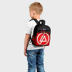 Детский рюкзак Linkin Park: Red style, цвет: 3D-принт — фото 2
