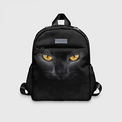 Детский рюкзак Черная кошка, цвет: 3D-принт