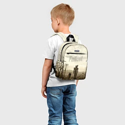 Детский рюкзак Fallout City, цвет: 3D-принт — фото 2