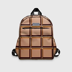 Детский рюкзак Шоколад, цвет: 3D-принт