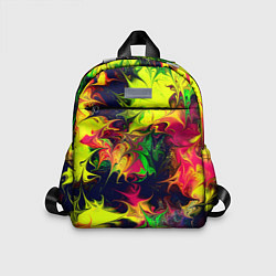Детский рюкзак Кислотный взрыв, цвет: 3D-принт