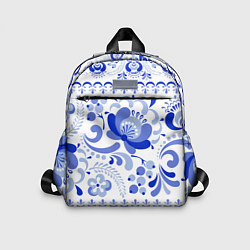 Детский рюкзак Гжель 2, цвет: 3D-принт