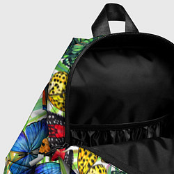 Детский рюкзак Тропические бабочки, цвет: 3D-принт — фото 2