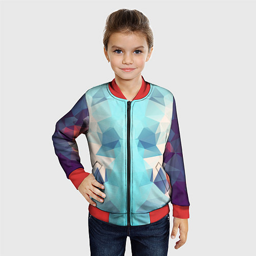 Детский бомбер Grazy Poly VPPDGryphon / 3D-Красный – фото 4