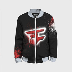 Бомбер детский FaZe Clan: Black collection, цвет: 3D-серый