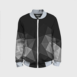 Бомбер детский Abstract gray, цвет: 3D-серый
